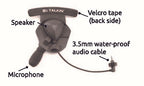 BBTalkin Waterproof Helmet Headset Single Sided