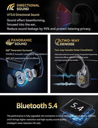 Waterproof Bone Conduction Headphone IP68 Bluetooth